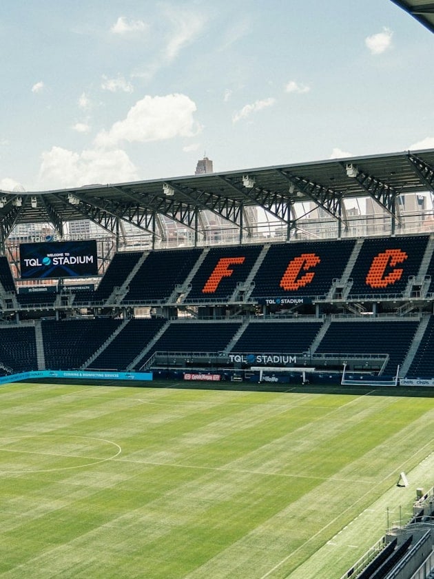 FC Cincinnati soccer stadium in Ohio, USA near ELS Language Centers.