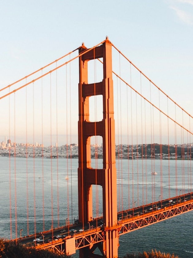 The Golden Gate Bridge in San Francisco, California, USA, near ELS Language Centers.