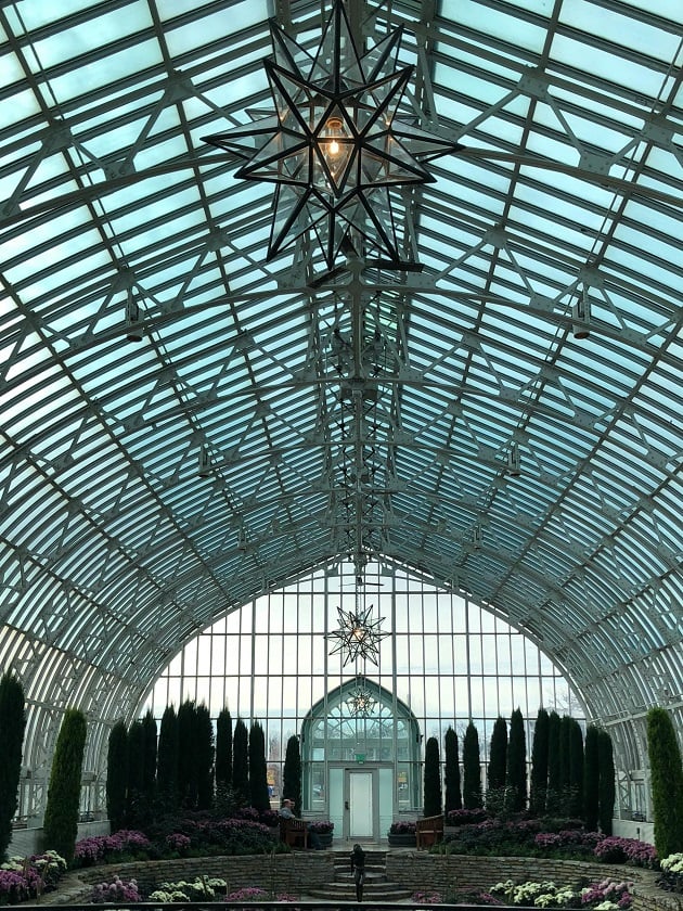 An interior view of Como Park Zoo and Conservatory in St. Paul, Minnesota, USA near ELS Language Centers.